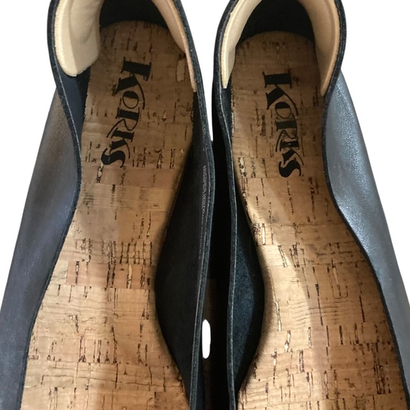 KORKS Padilla Slip On Comfort Leather Square Toe Flats - Picture 6 of 12